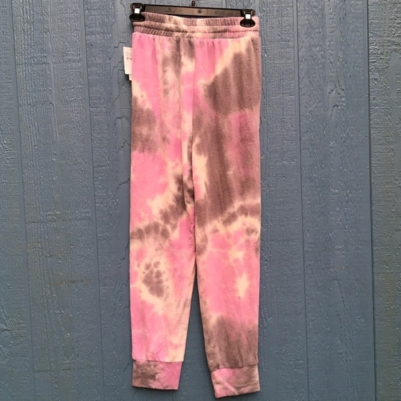 Abound Nordstroom Pink Tie Dye Drawstring Joggers Women’s Size Medium NWT - Picture 6 of 8